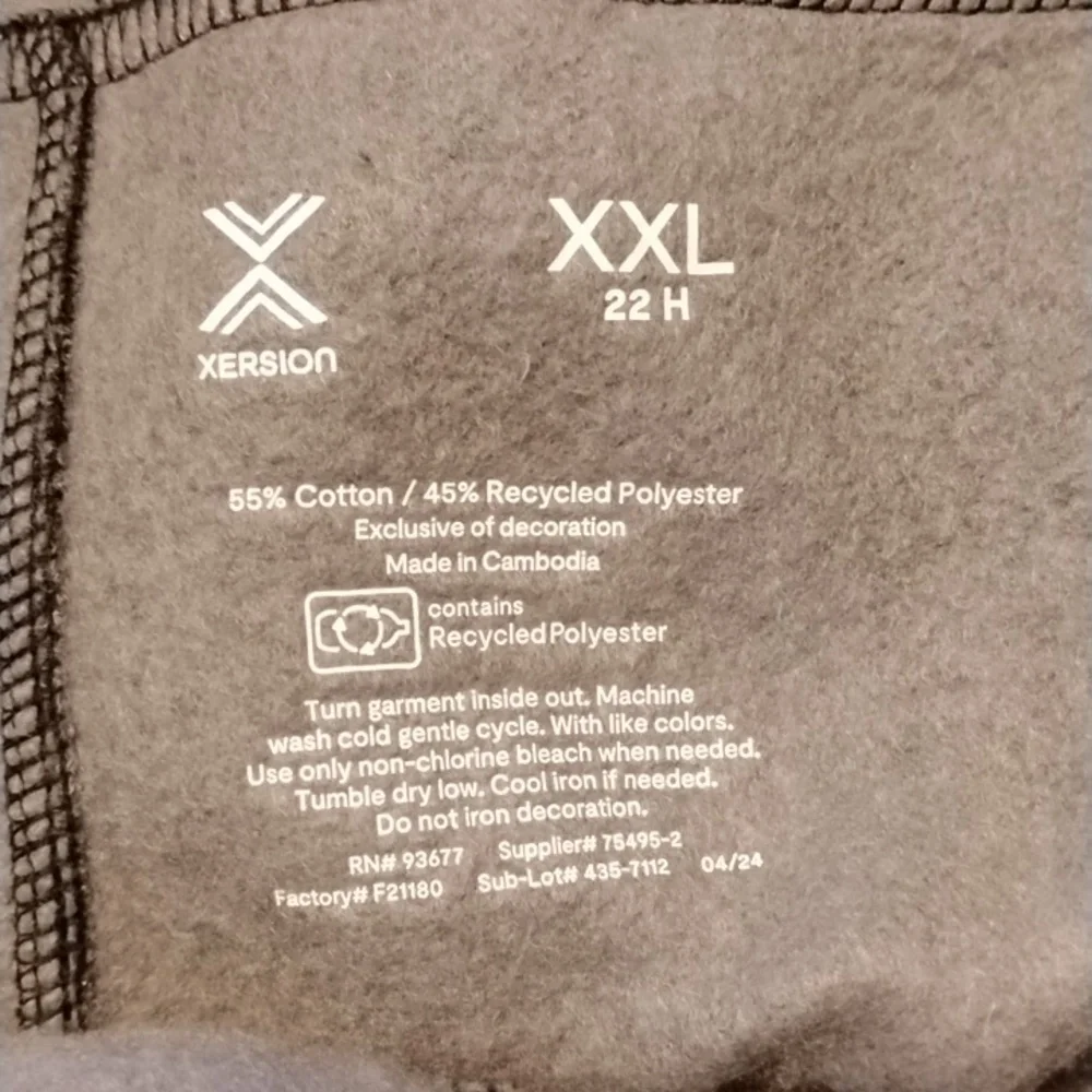 Xersion Boys H Cotton FLC Joggers, Size: XXL (22 H), NWT